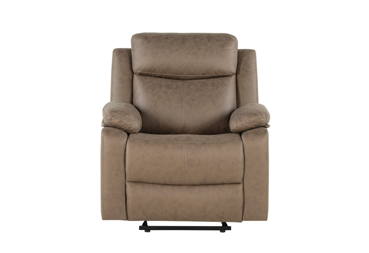 U6026 SILLÓN RECLINABLE MARRÓN GLIDER