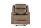 U6026 SILLÓN RECLINABLE MARRÓN GLIDER
