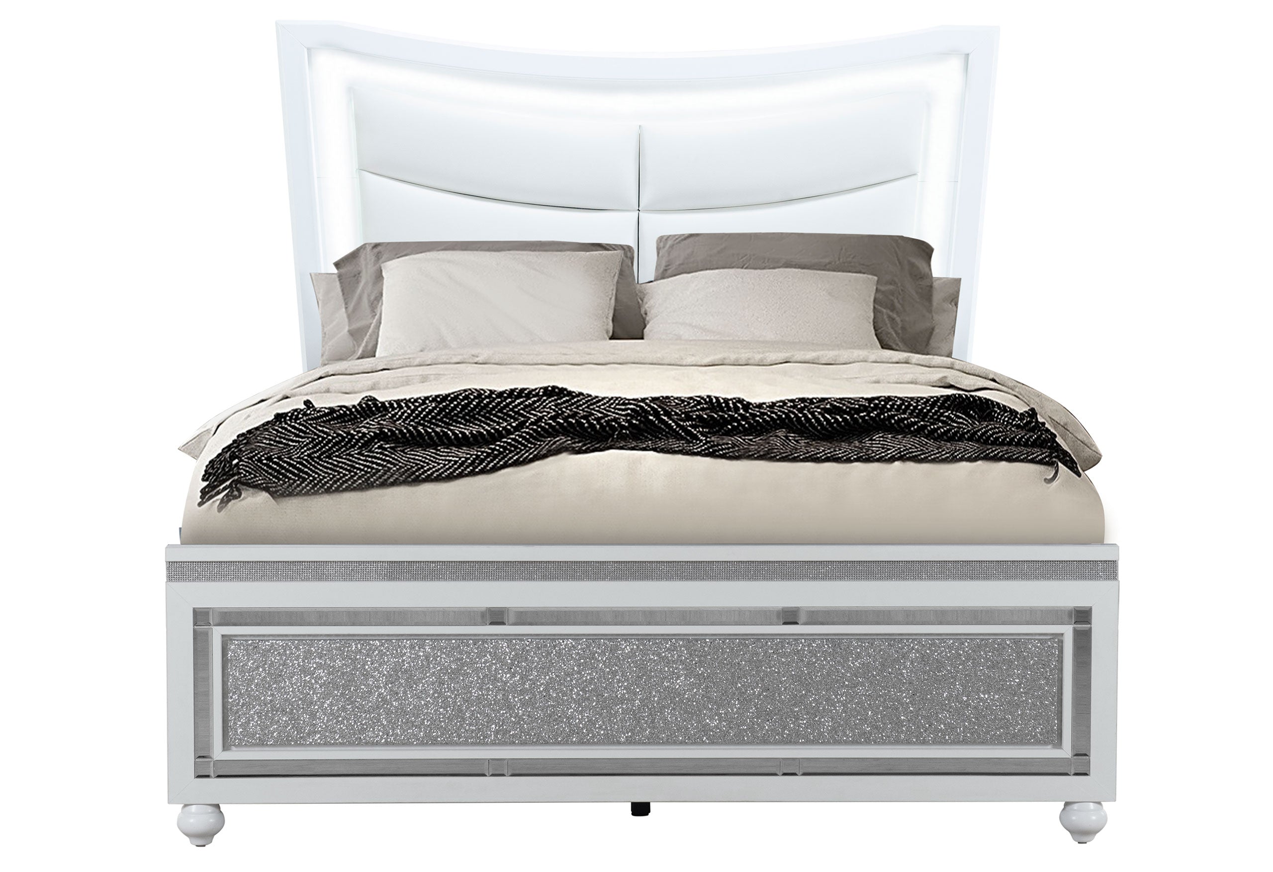 COLLETE WHITE QUEEN BED GROUP