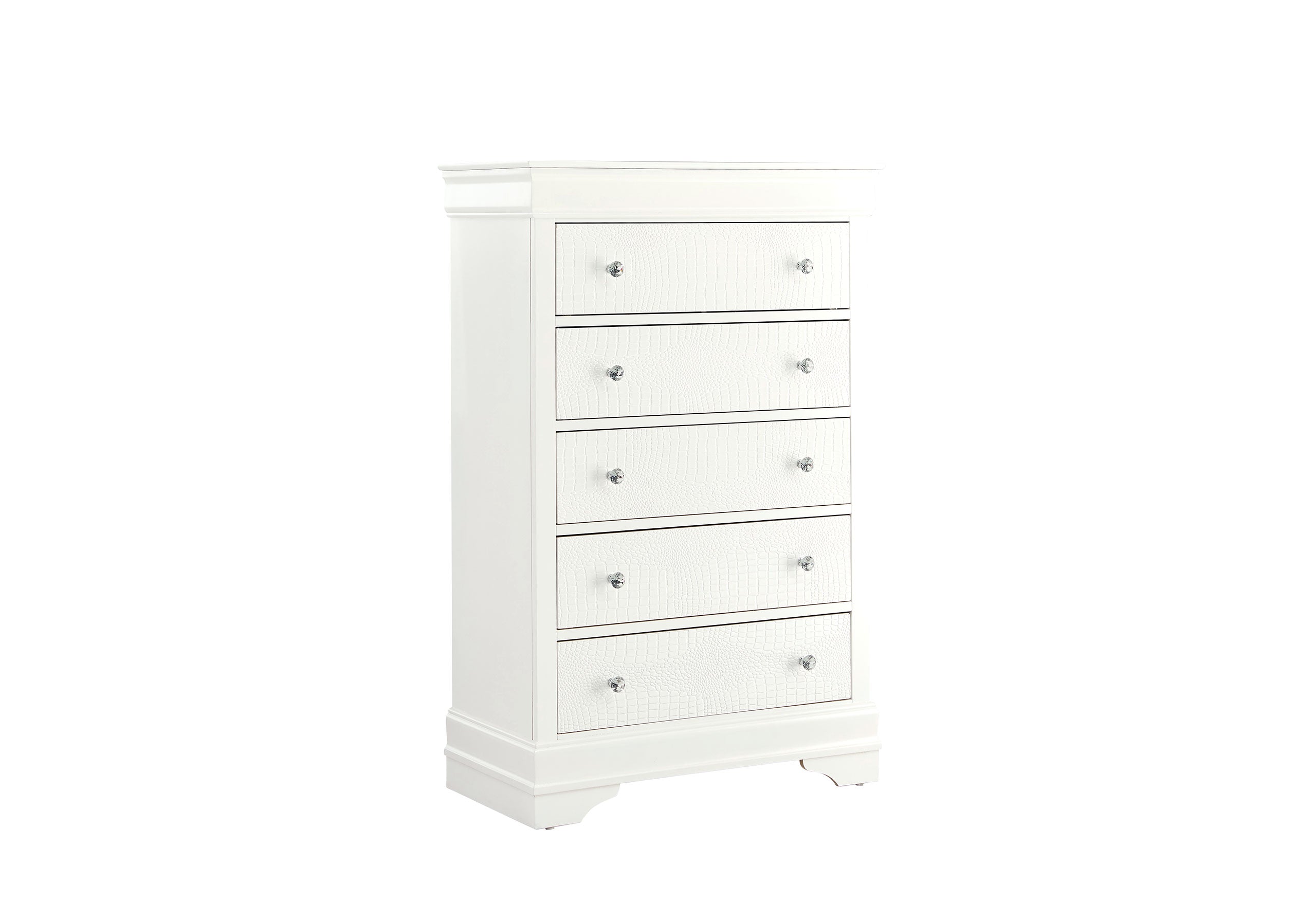 POMPEI METALLIC WHITE CHEST
