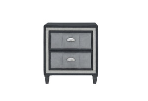 MESITA DE NOCHE VANNA GRIS OSCURO