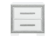 ANDROS SILVER NIGHTSTAND