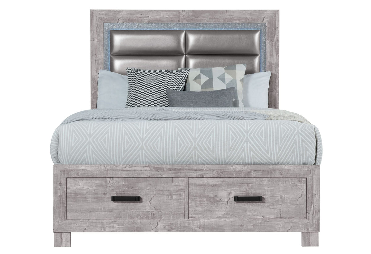 NOLAN GREY FULL BED GROUP