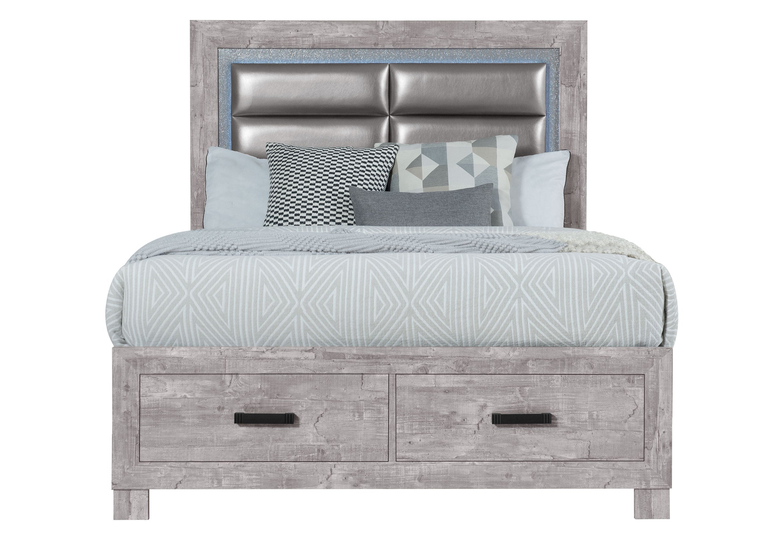 NOLAN GREY FULL BED GROUP