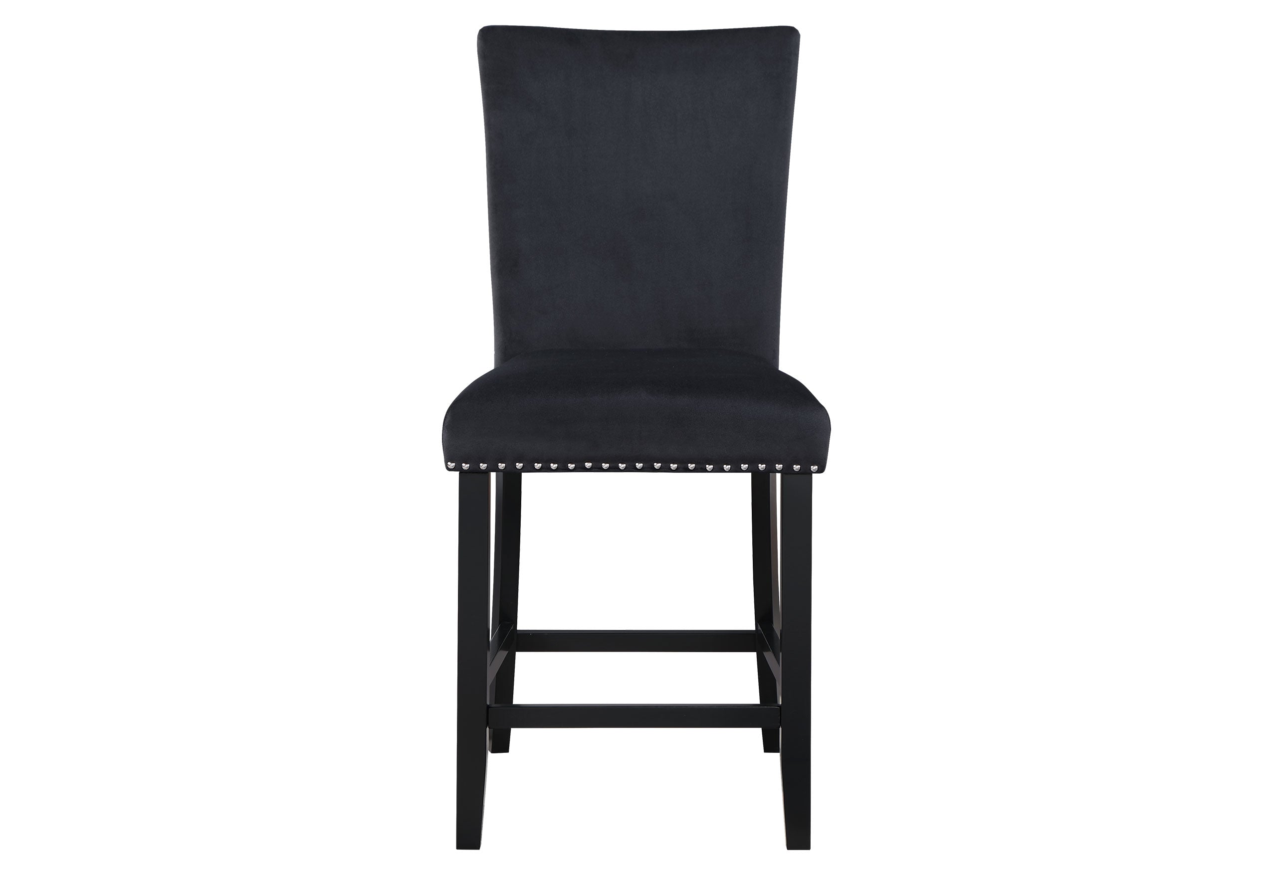 D04 WHITE BAR TABLE AND D04 BLACK BAR STOOL