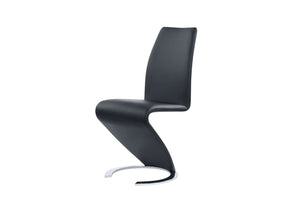 Silla de comedor negra D9002