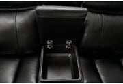 UM02 BLACK SECTIONAL PLAF CRLS WITH LED