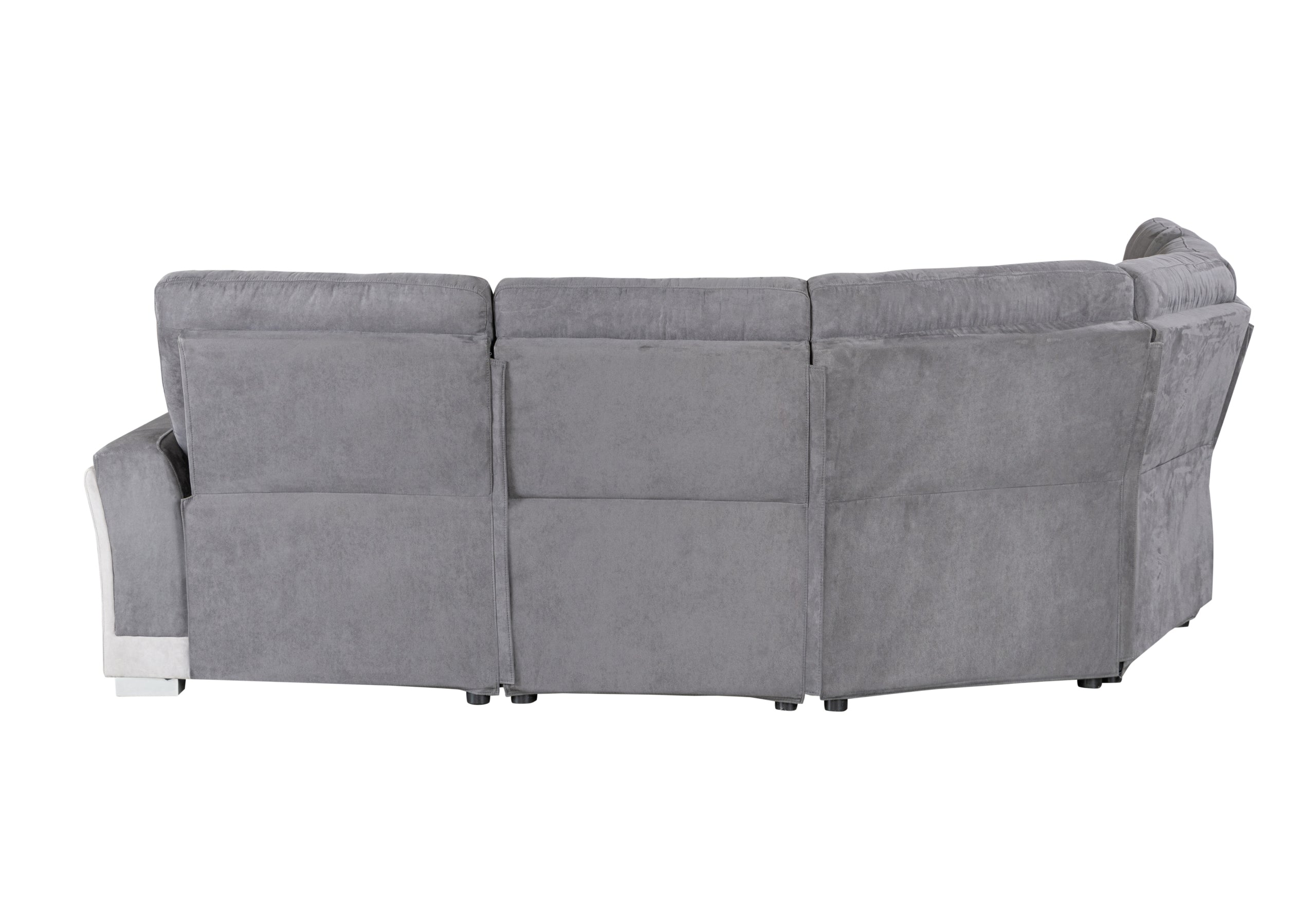 U2682 MIST/ASH LEFT ARM FACING PWR CNS RECLINING LS WITH USB AND OUTLET