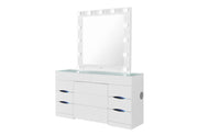 ELLA WHITE VANITY TOP WITH LED