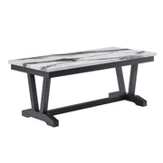 T1319 BLK/WHT COFFEE TABLE