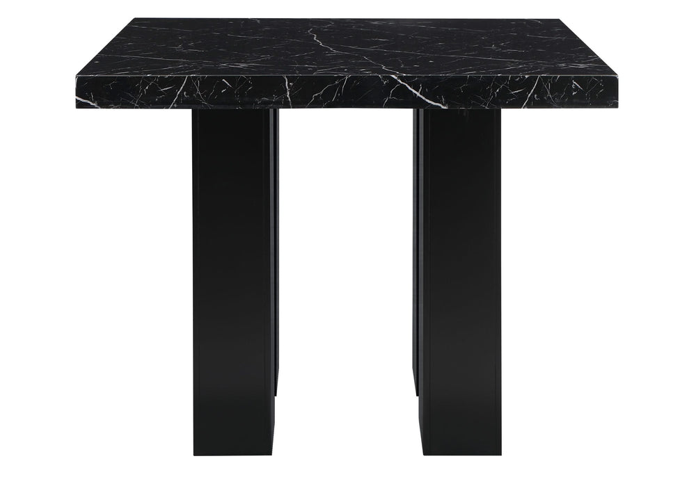 MESA DE BAR D04 NEGRA Y D8685BS GRIS