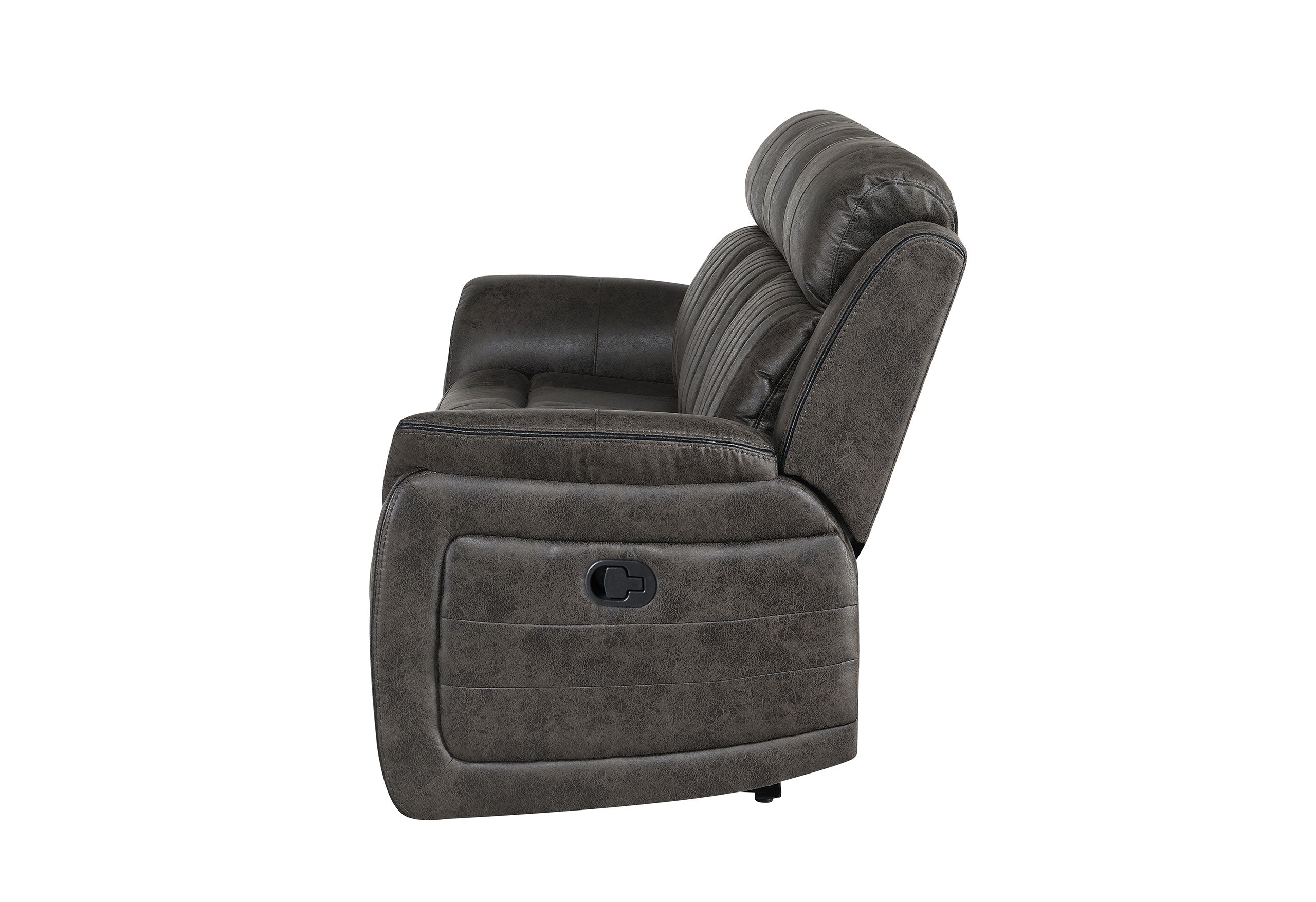 U8517 GREY RECLINING SOFA