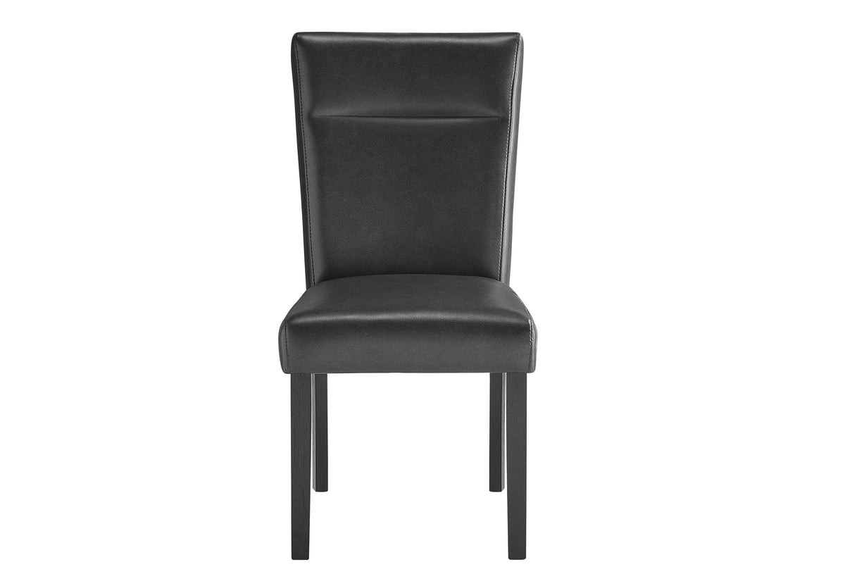 Silla de comedor D87DC BLANCHE color carbón