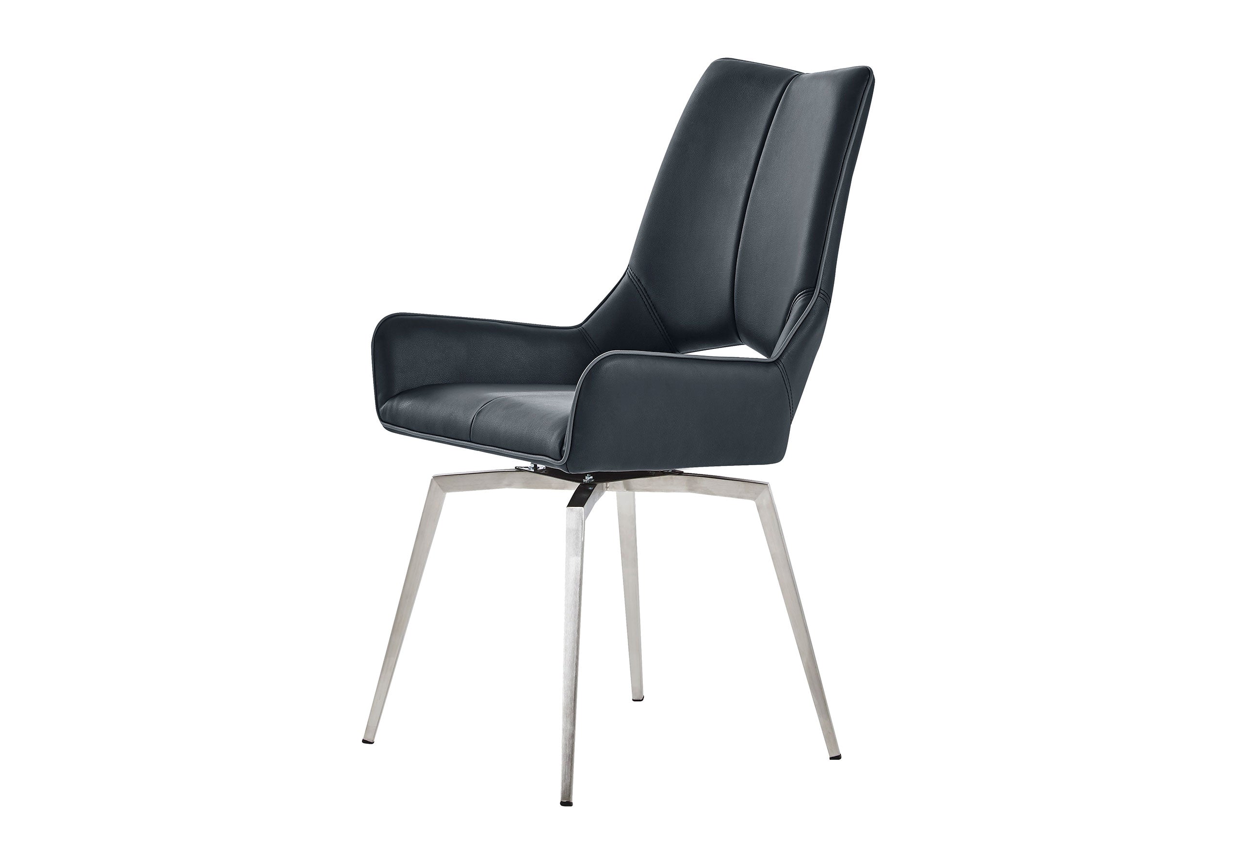 D4878 BLACK DINING CHAIR SEAT