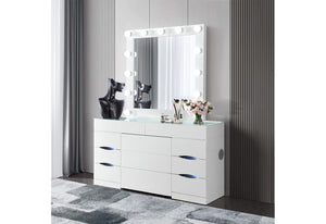 ELLA WHITE VANITY WITH SPEAKER