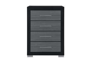 EMMA BLACK/GREY CHEST