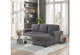 U2660 GREY L SECTIONAL WITHOUT PULLOUT