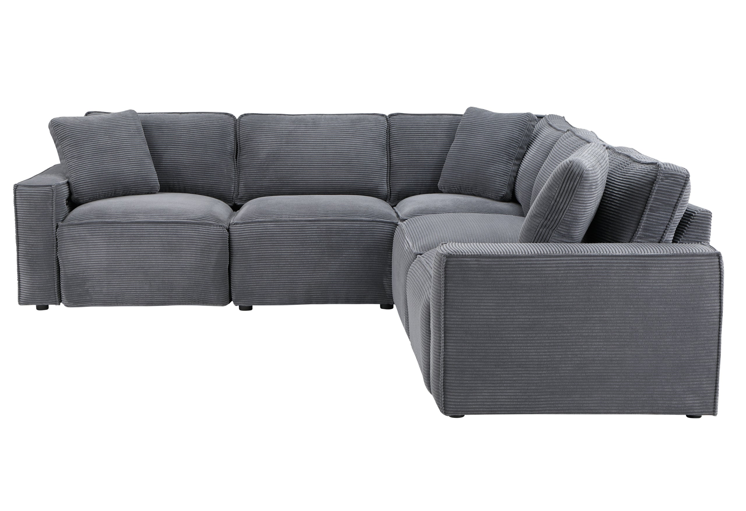 U8177 CHARCOAL RIGHT SIDE FACING POWER RECLINER