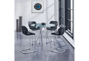 D1446 BLACK BAR STOOL