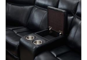 UM02 BLACK SECTIONAL