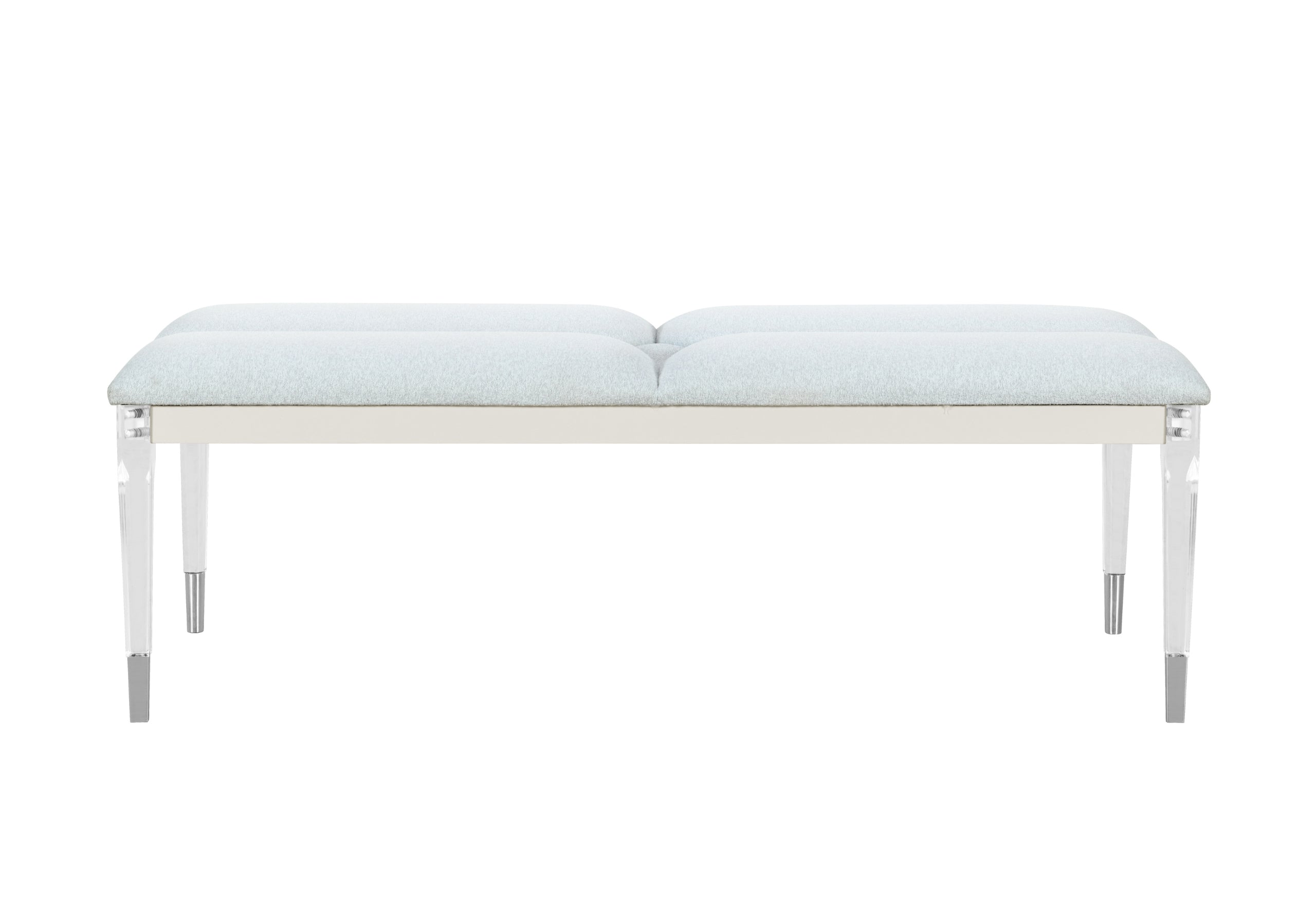 ORION GOLD BENCH WITH ACRYLIC LEGS