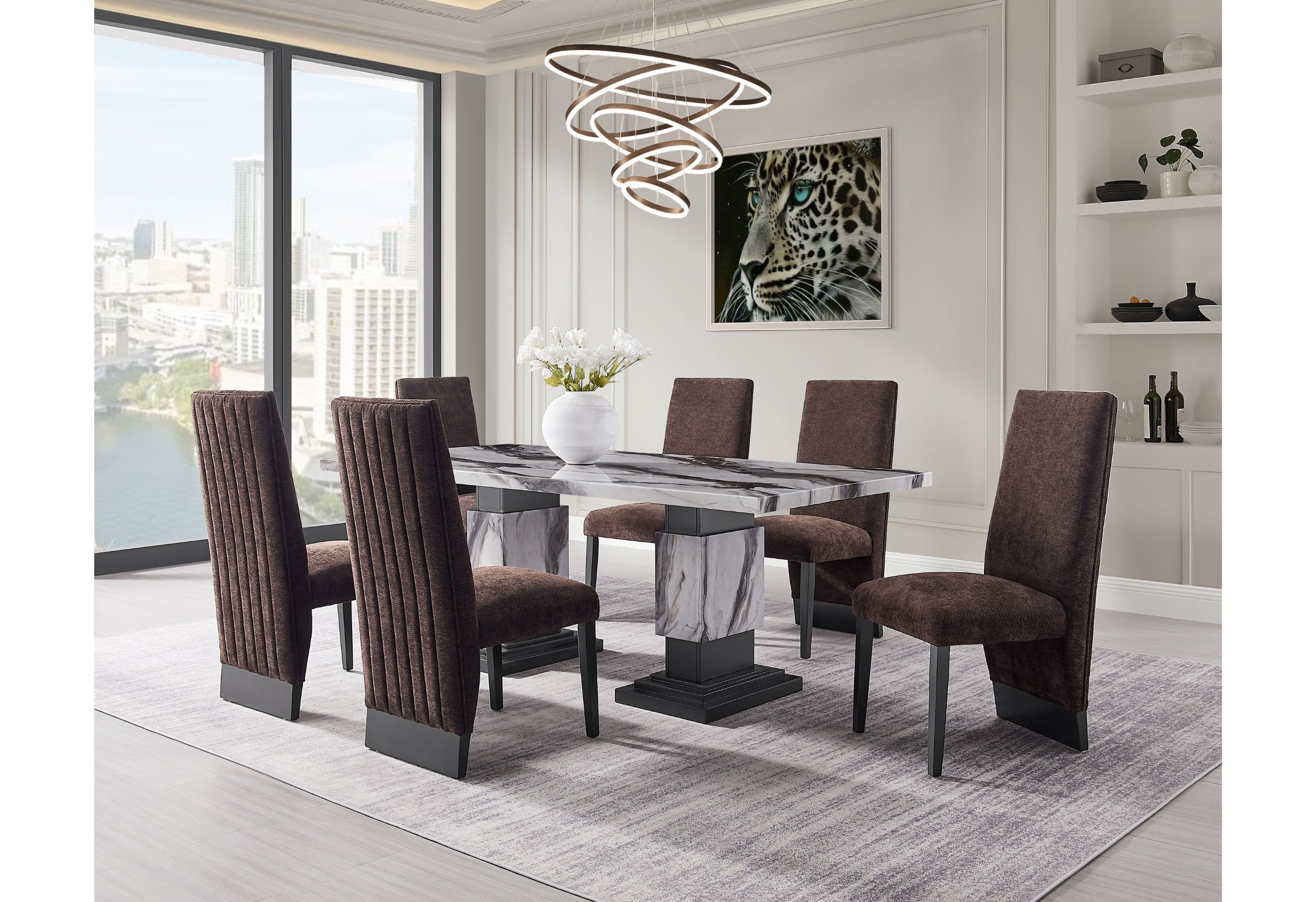 D12 Dining Set Table + Chairs