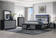 MADISON/EMMA BLACK/GREY KING BED GROUP