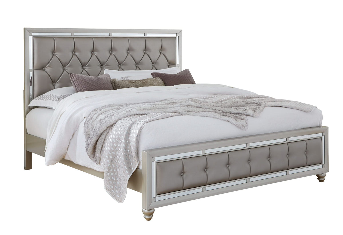 RILEY SILVER FULL BED