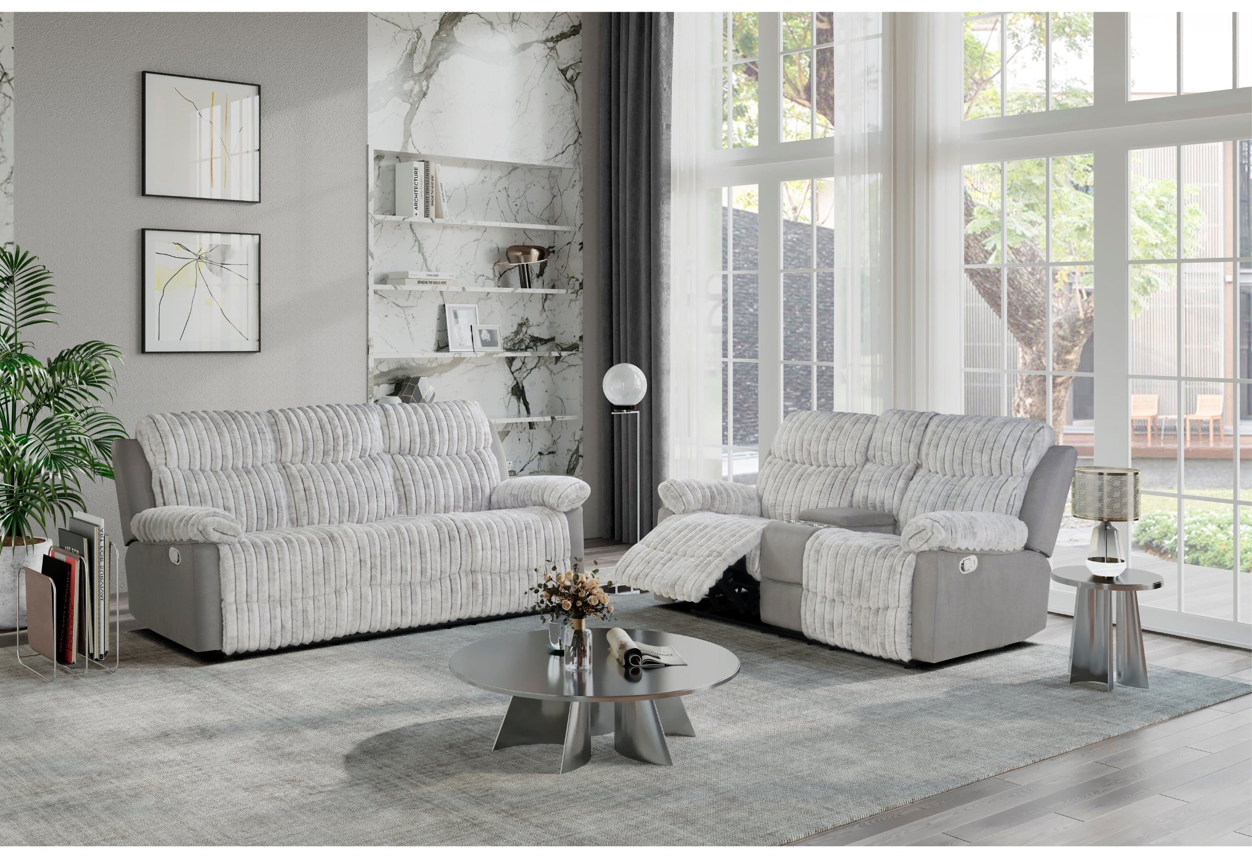 U6028 Sofa, Loveseat and Recliner LED Collection