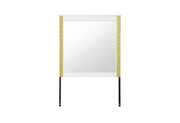 LOGAN WHITE GOLD MIRROR