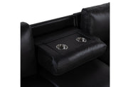 U1830 BLANCHE CHARCOAL/BLACK REV LOVESEAT WITH USB AND DDT