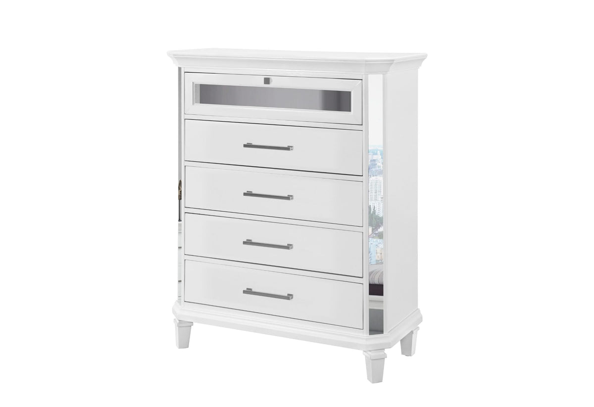 MARCO METALLIC WHITE CHEST