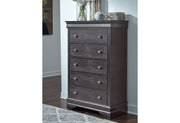 POMPEI METALLIC GREY CHEST