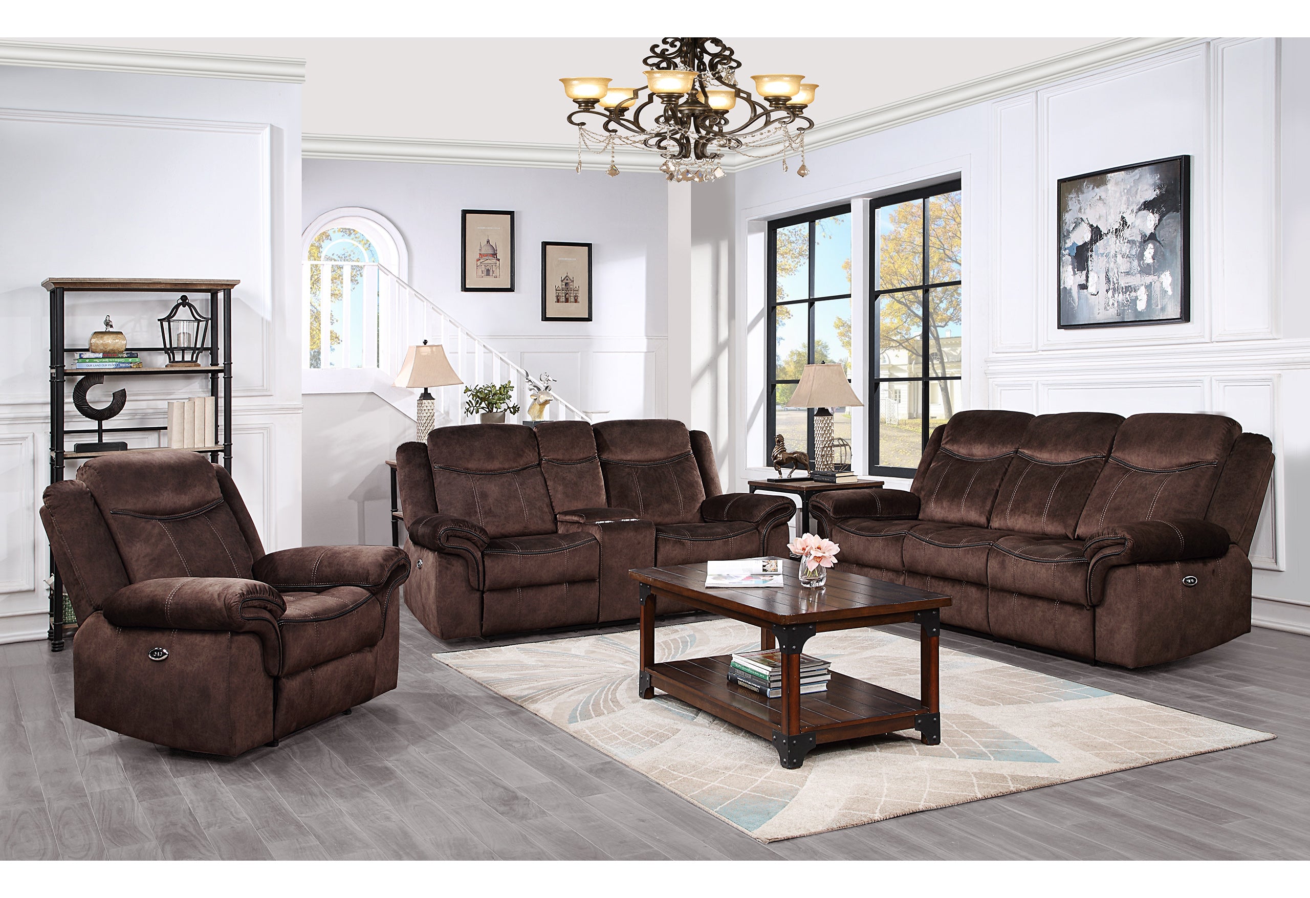 U2200 DOMINO COFFEE POWER RECLINER