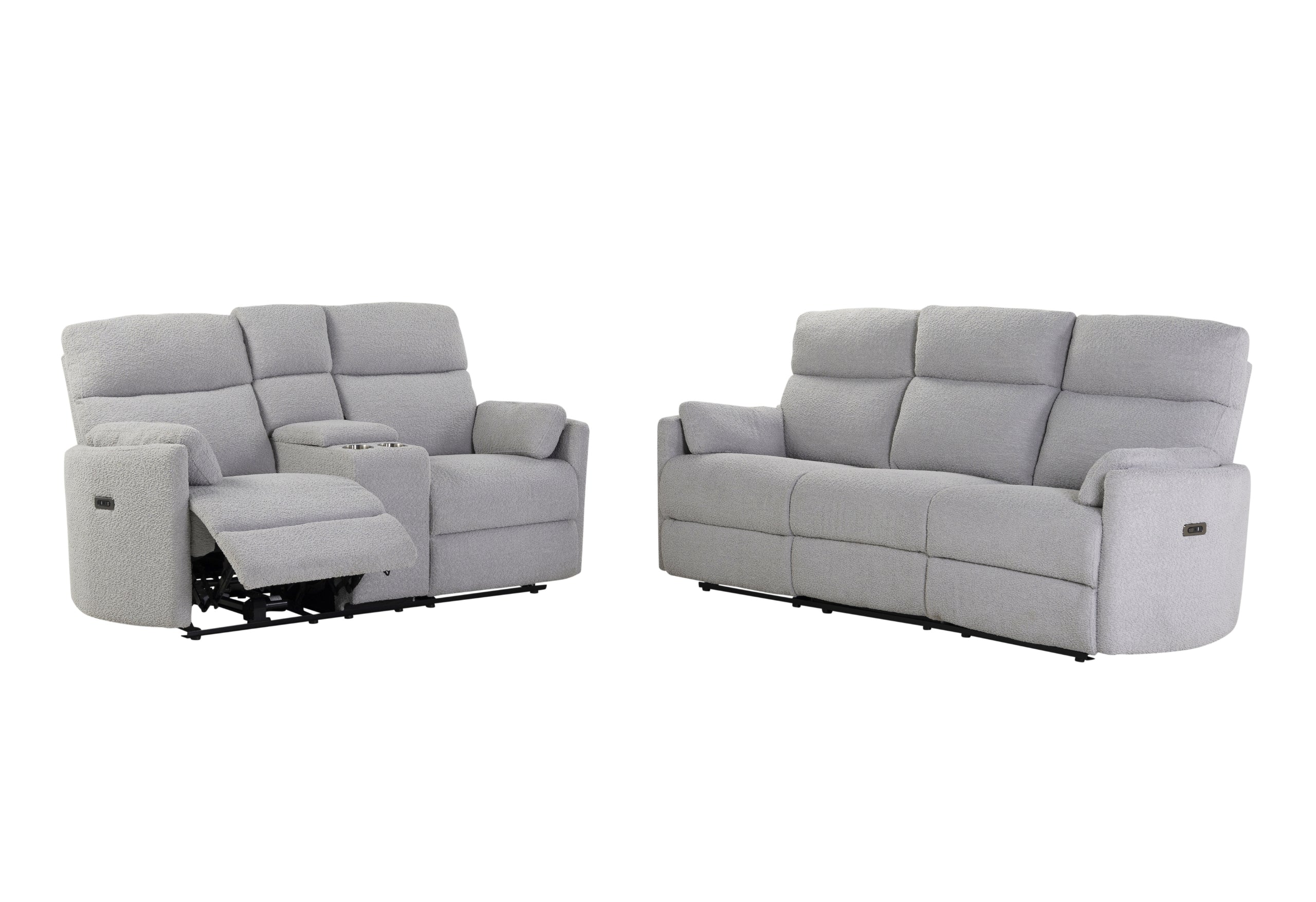U8571 DOLPHIN POWER RECLINING SOFA/POWER CONSOLE RECLINING LOVESEAT