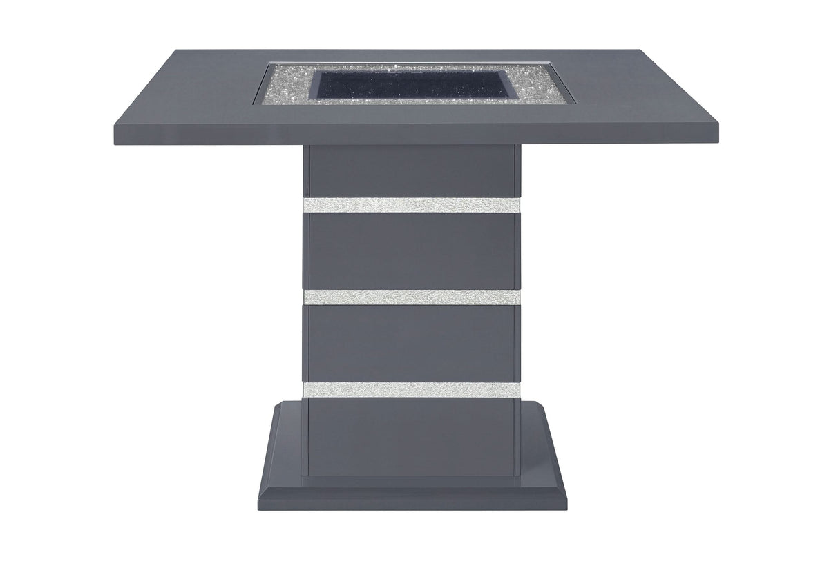 MESA DE BAR MONACO GRIS OSCURO