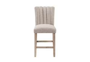 D8685 TABURETE DE BAR BEIGE