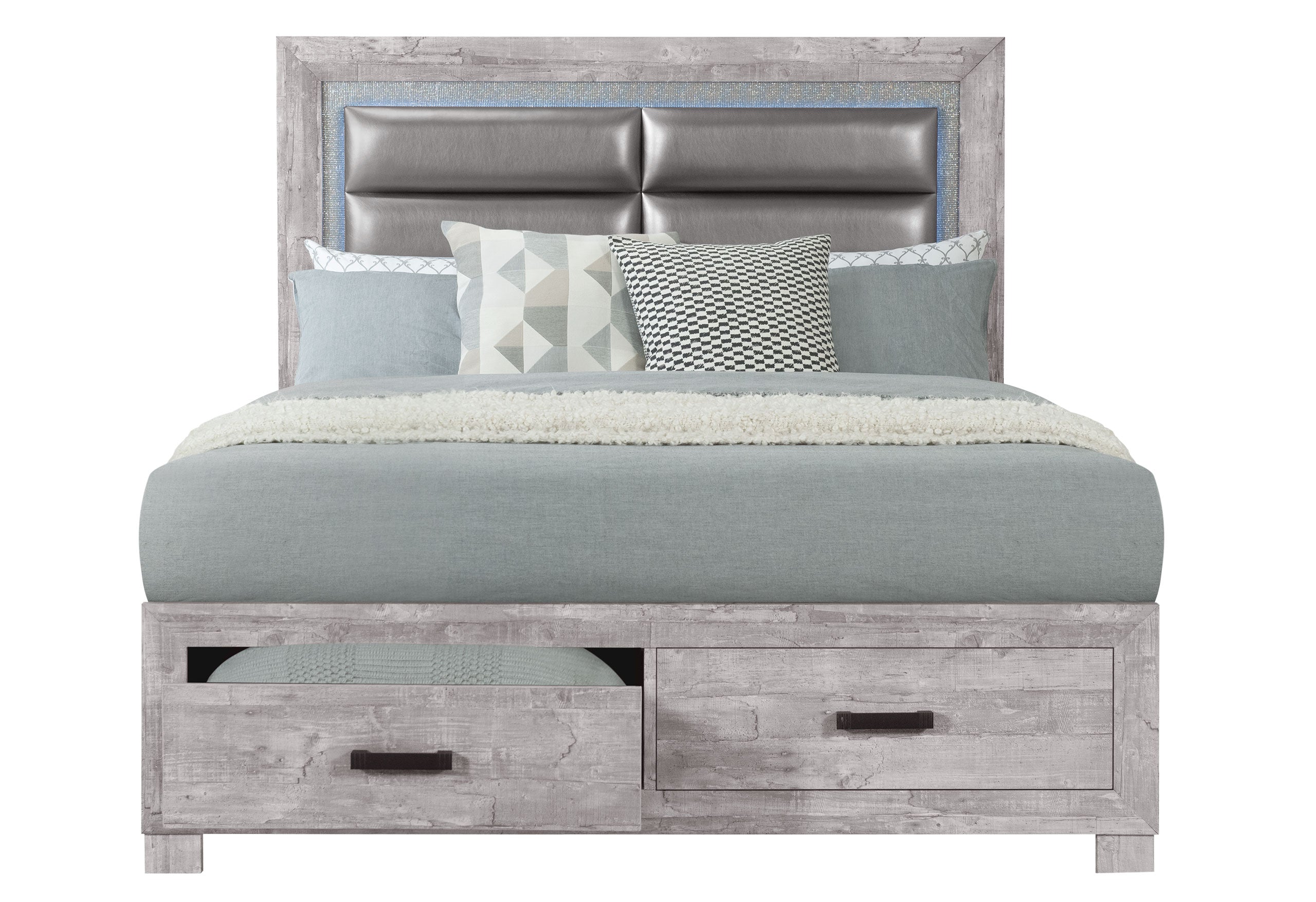NOLAN GREY QUEEN BED GROUP