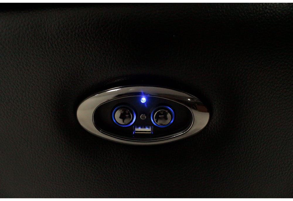 UM02 BLACK SECTIONAL PRAF CRLS WITH LED