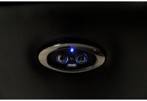 UM02 BLACK SECTIONAL PRAF CRLS WITH LED