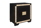 BLAKE BLACK/GOLD NIGHTSTAND