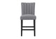 TABURETE DE BAR GRIS D8685