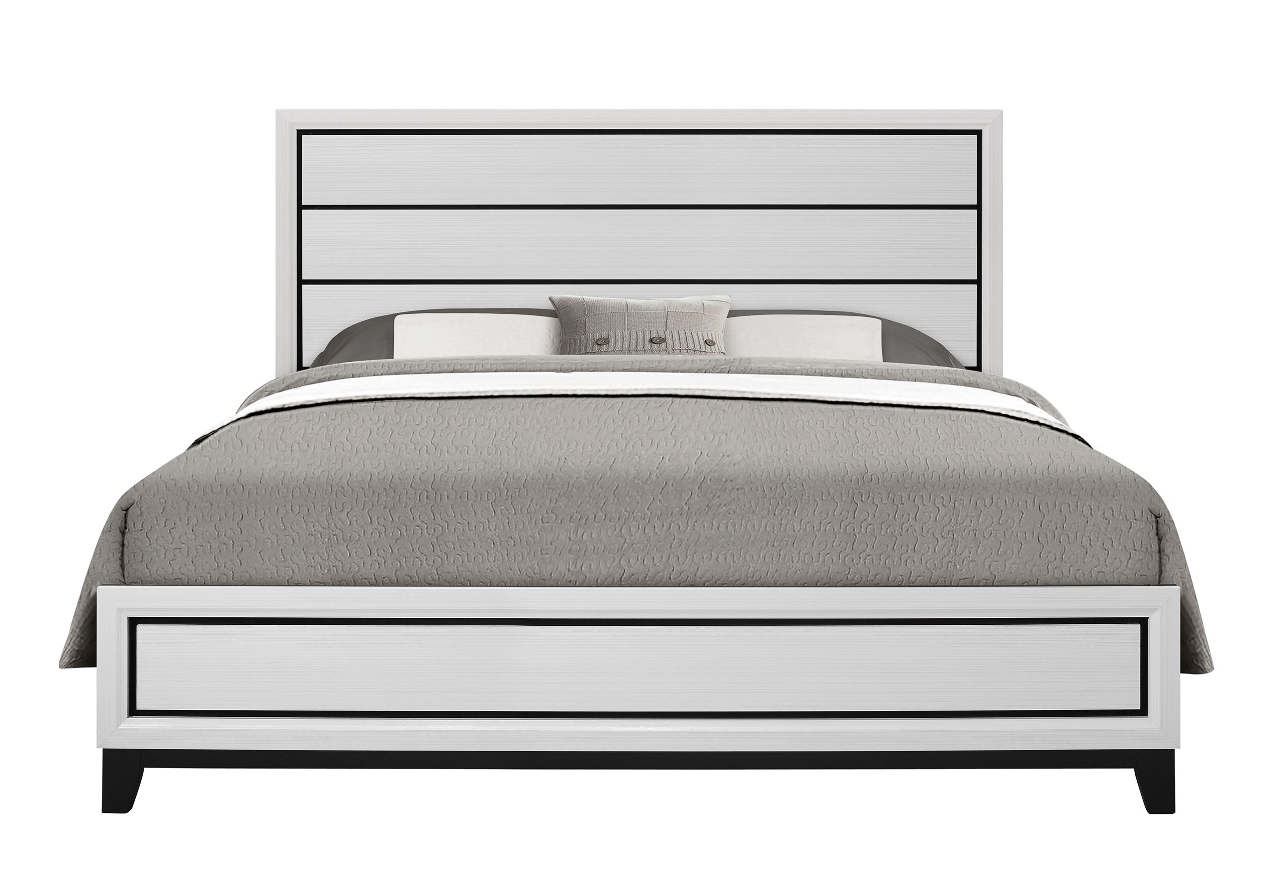 KATE WHITE KING BED GROUP