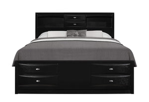LINDA BLACK FULL BED