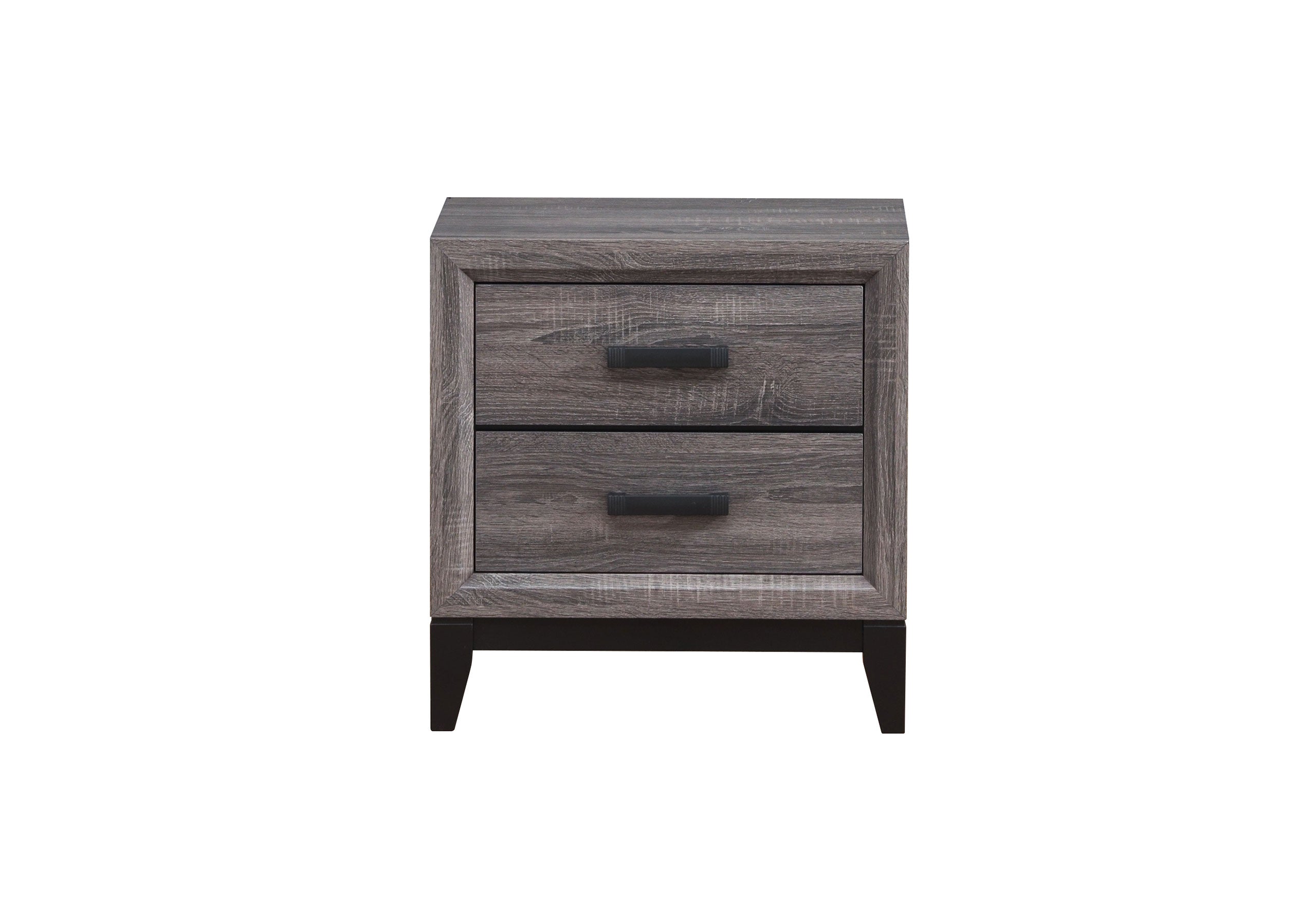 KATE FOIL GREY NIGHTSTAND