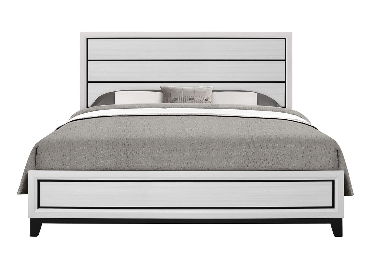 KATE WHITE KING BED