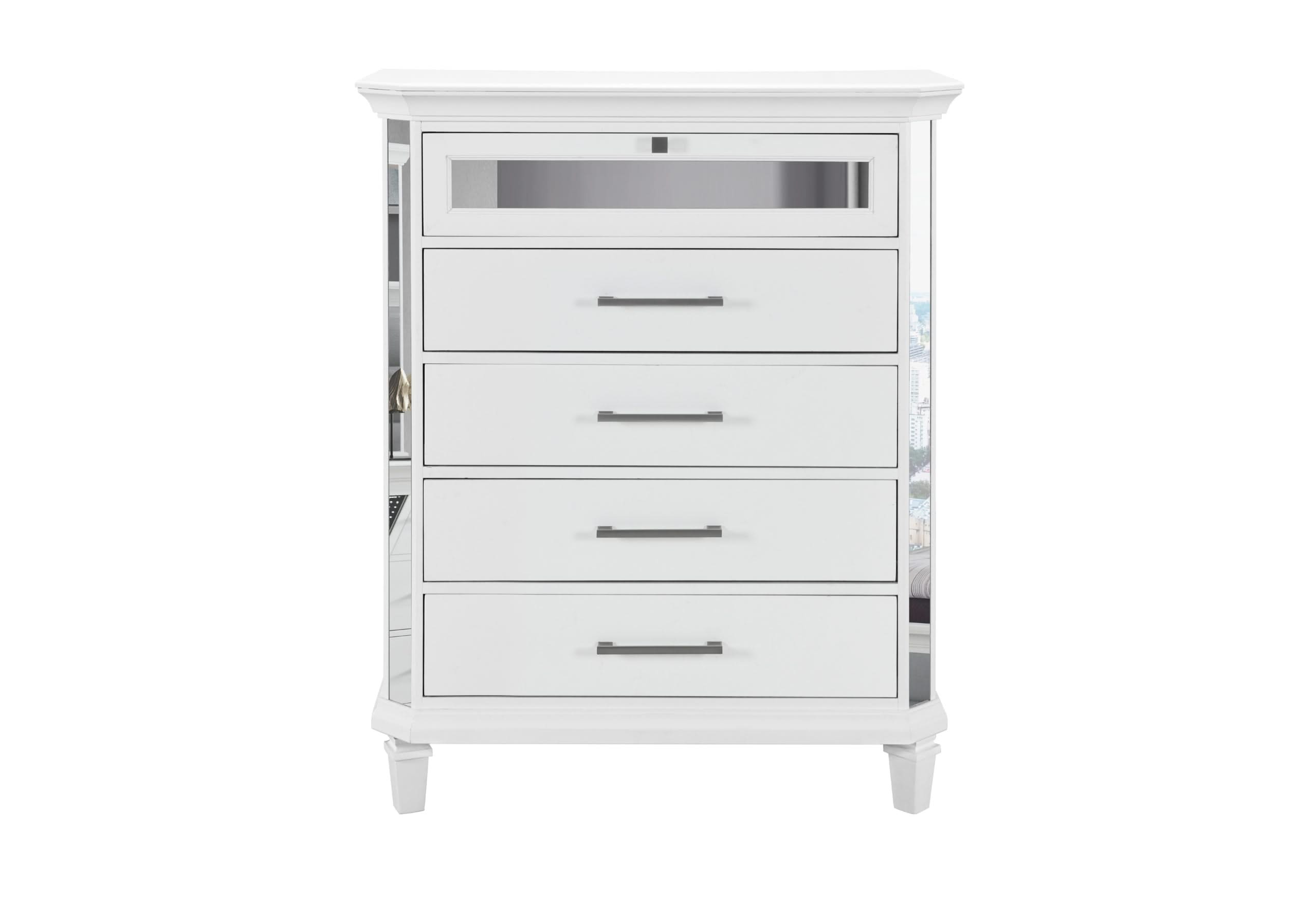MARCO METALLIC WHITE CHEST