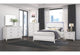 Lily White Queen Bed  Queen 5 Piece Set