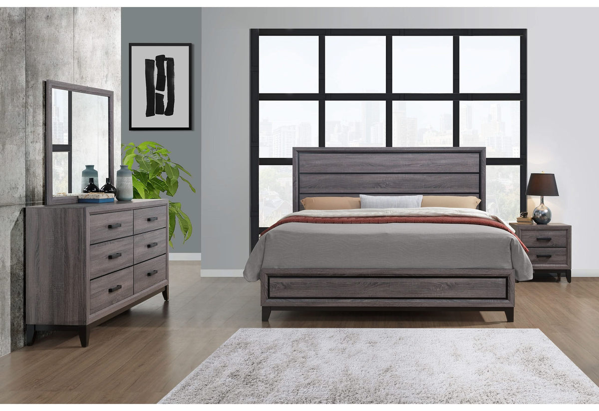 CAMA COMPLETA KATE GREY