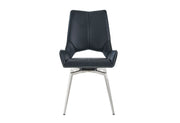 D4878 BLACK DINING CHAIR SEAT